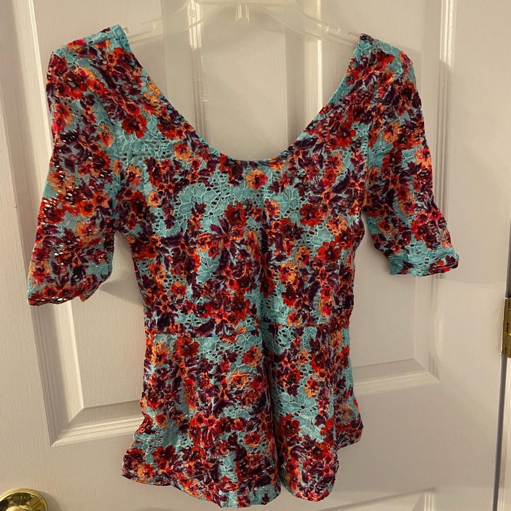 Multicolored blouse, size xs